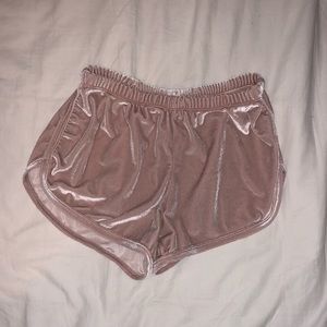 Brandy Melville Velvet shorts